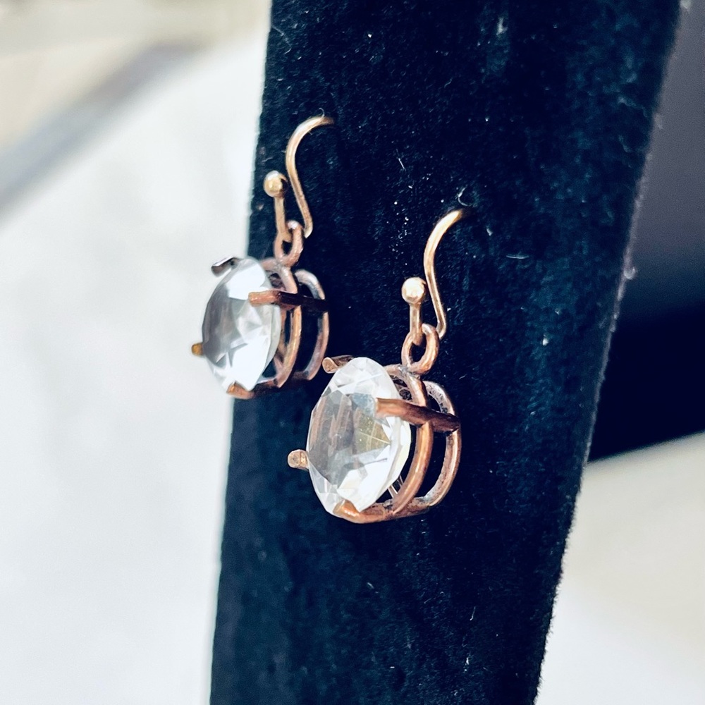 💐statement Diamond fashion earrings, very sparkly and unique! Perfect gift! - Picture 1 of 5